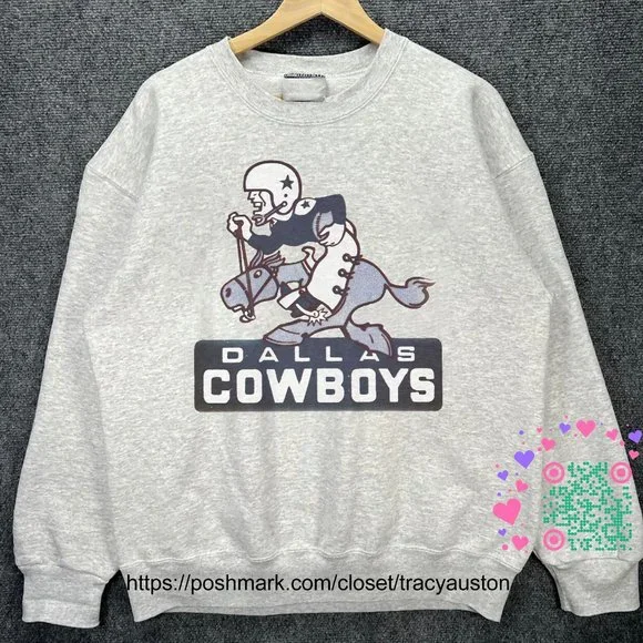 Tops Vintage Dallas Cowboys Football Sweatshirt Retro Nfl Dallas Cowboys Shirt Tee Poshmark